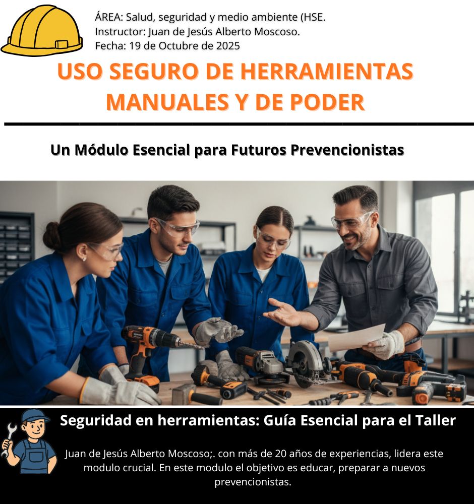 USO SEGURO DE HERRAMIENTAS MANUALES Y DE PODER